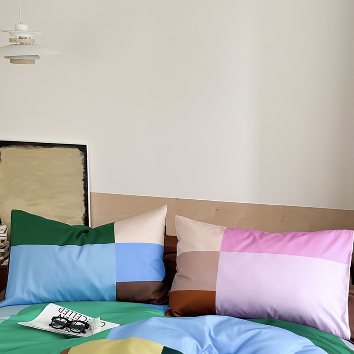 91家纺网 家纺一手货源 找家纺 柚可家居 2025年数码印花大版40支纯棉四件套 奥尔森（送手提袋）