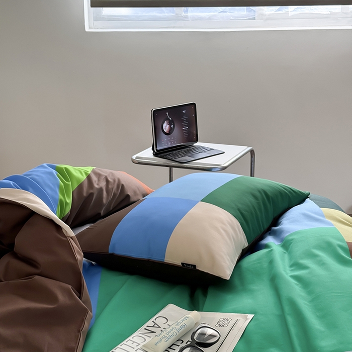 91家纺网 家纺一手货源 找家纺 柚可家居 2025年数码印花大版40支纯棉四件套 奥尔森（送手提袋）