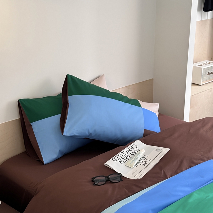 91家纺网 家纺一手货源 找家纺 柚可家居 2025年数码印花大版40支纯棉四件套 奥尔森（送手提袋）