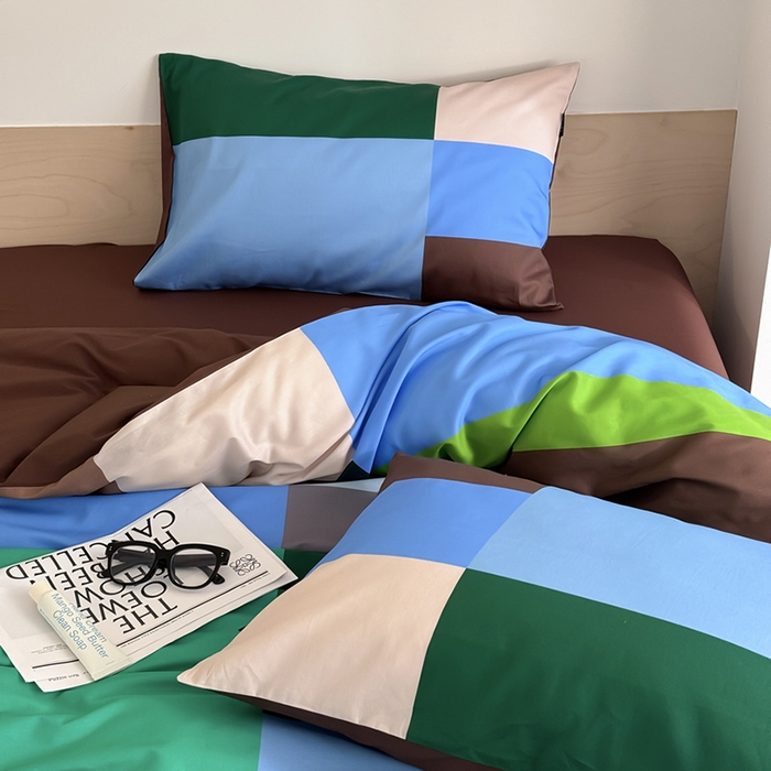 91家纺网 家纺一手货源 找家纺 柚可家居 2025年数码印花大版40支纯棉四件套 奥尔森（送手提袋）