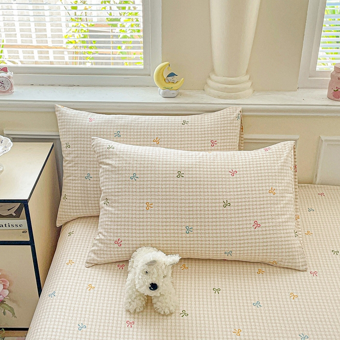 91家纺网 家纺一手货源 找家纺 卡普家居 2025新款全棉印花A版床笠 友谊结