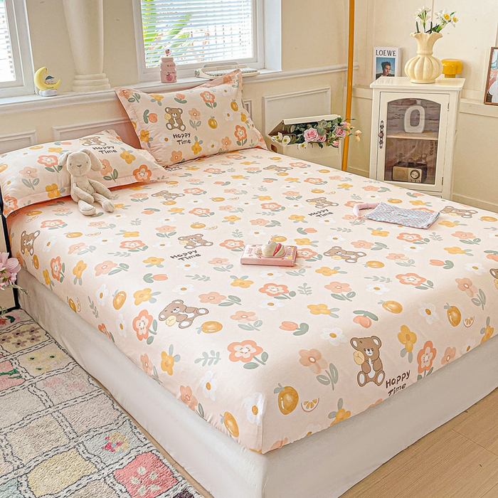 91家纺网 家纺一手货源 找家纺 （总）卡普家居 2025新款全棉印花A版床笠