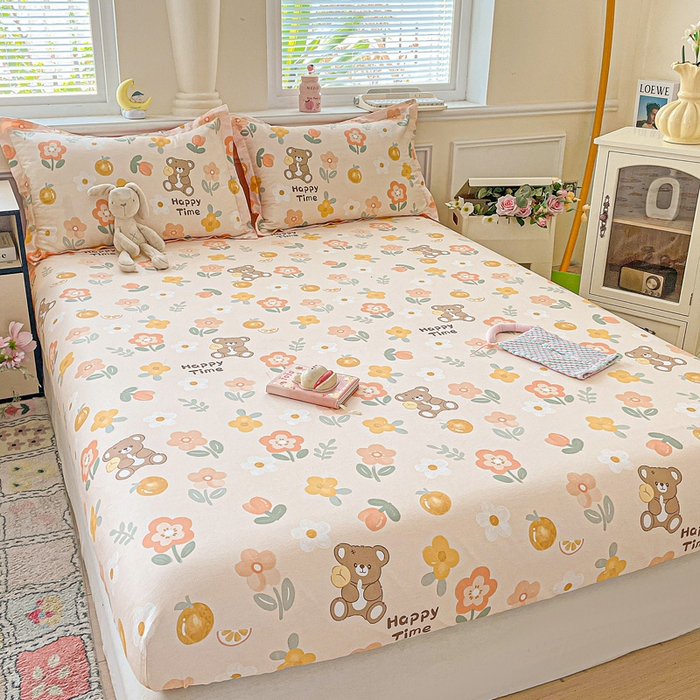 91家纺网 家纺一手货源 找家纺 （总）卡普家居 2025新款全棉印花A版床笠