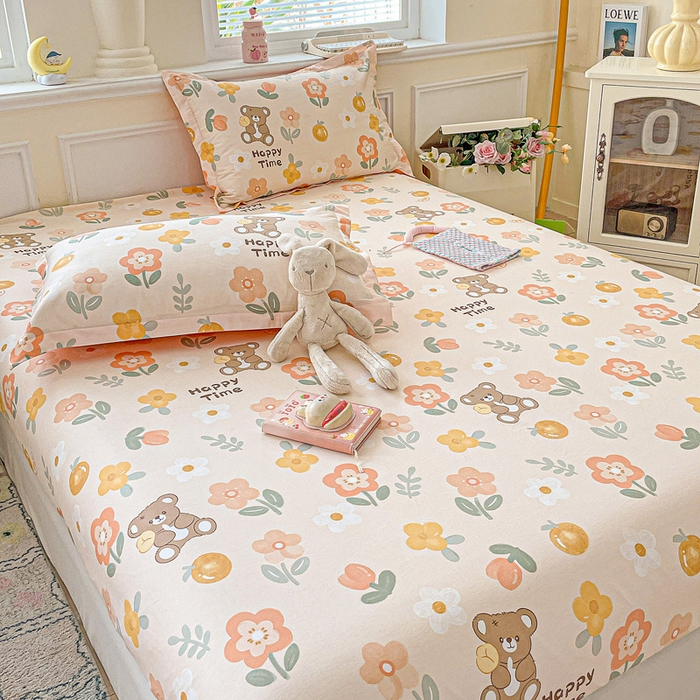 91家纺网 家纺一手货源 找家纺 （总）卡普家居 2025新款全棉印花A版床笠