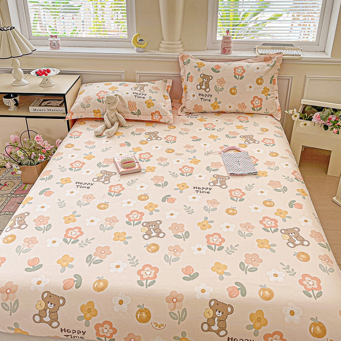 91家纺网 家纺一手货源 找家纺 （总）卡普家居 2025新款全棉印花A版床笠