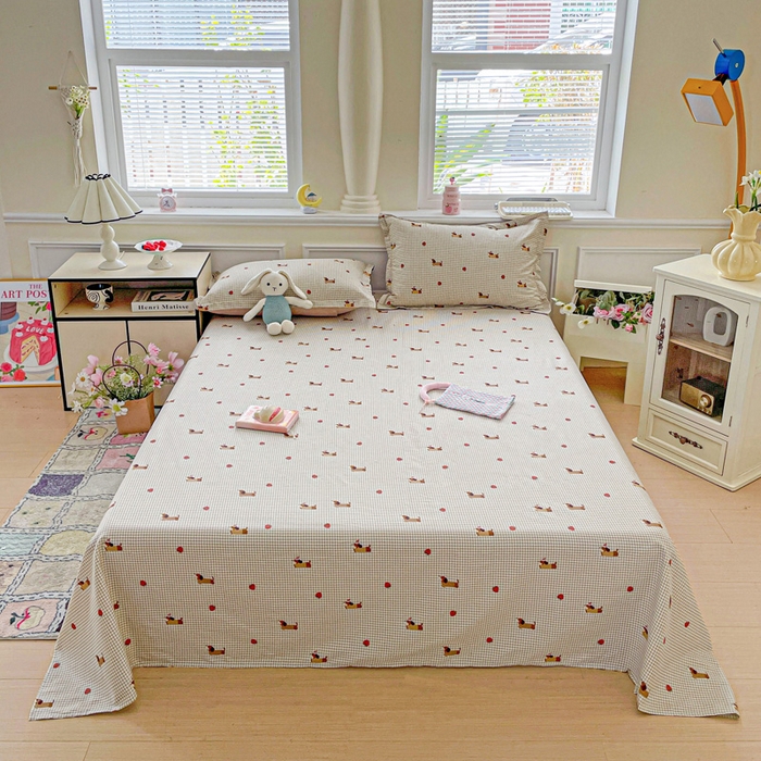 91家纺网 家纺一手货源 找家纺 （总）卡普家居 2025新款全棉印花A版床单