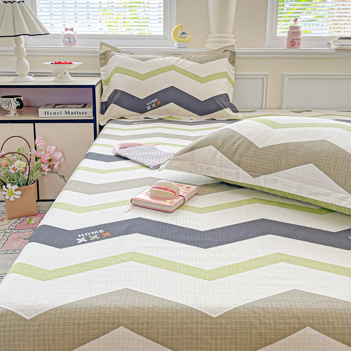 91家纺网 家纺一手货源 找家纺 卡普家居 2025新款全棉印花A版床单 欧利