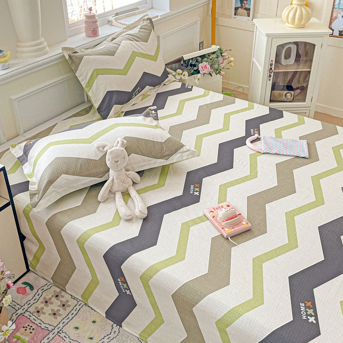 91家纺网 家纺一手货源 找家纺 卡普家居 2025新款全棉印花A版床单 欧利