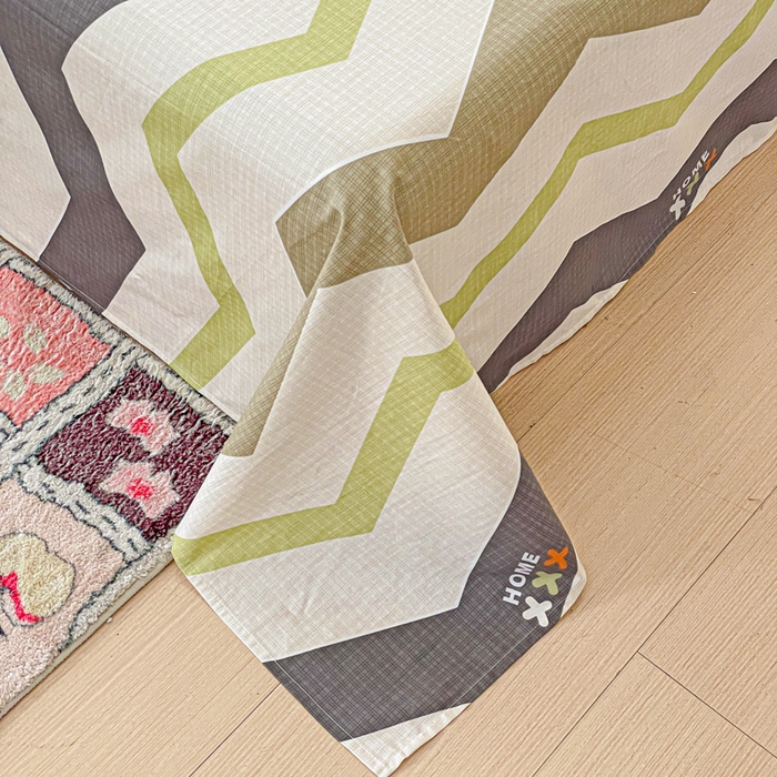 91家纺网 家纺一手货源 找家纺 卡普家居 2025新款全棉印花A版床单 欧利