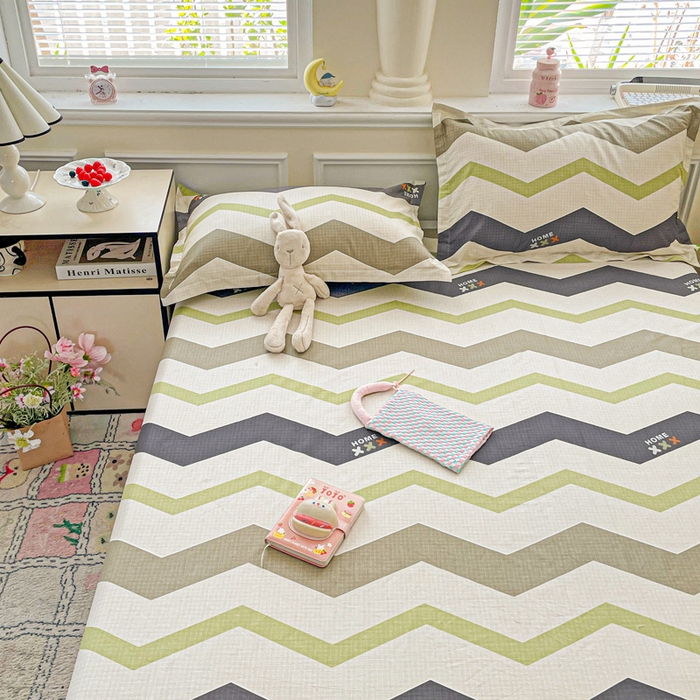 91家纺网 家纺一手货源 找家纺 卡普家居 2025新款全棉印花A版床单 欧利