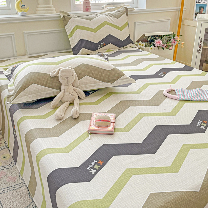 91家纺网 家纺一手货源 找家纺 卡普家居 2025新款全棉印花A版床单 欧利