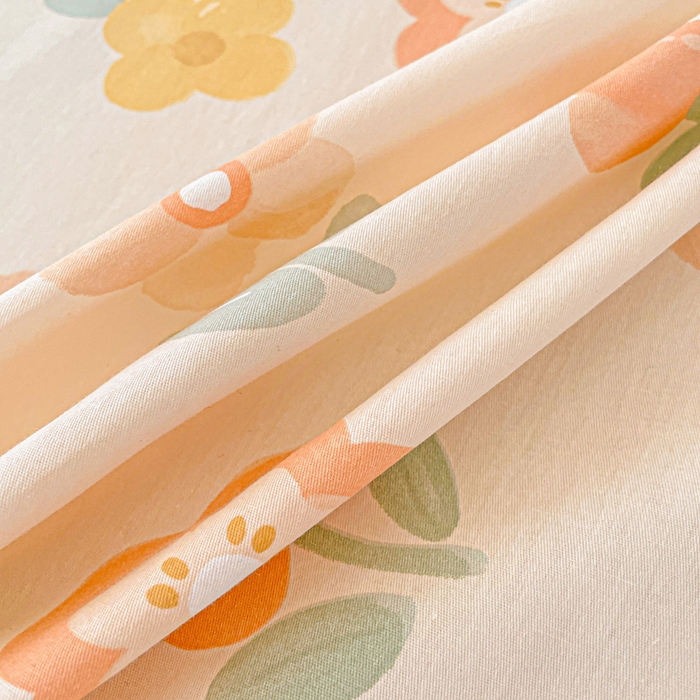 91家纺网 家纺一手货源 找家纺 卡普家居 2025新款全棉印花A版床单 秋日森林