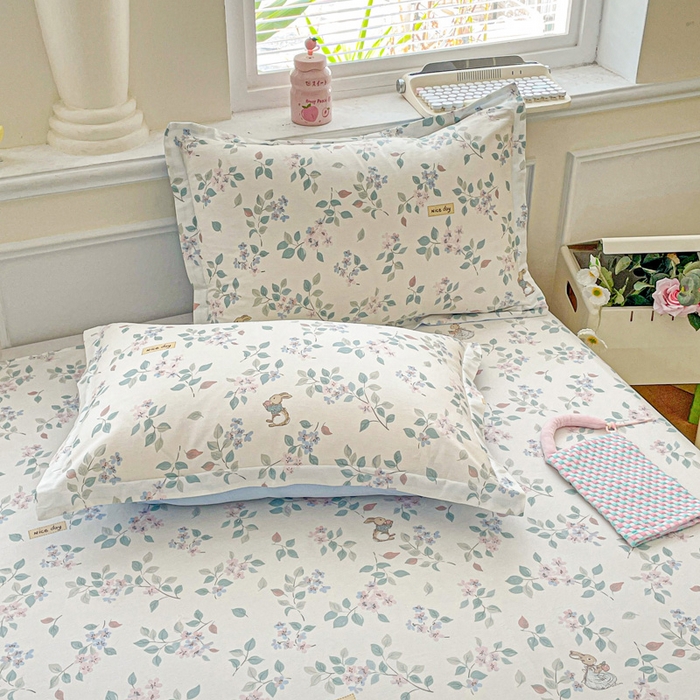 91家纺网 家纺一手货源 找家纺 卡普家居 2025新款全棉印花A版床单 温暖思绪