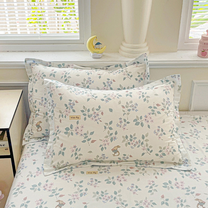 91家纺网 家纺一手货源 找家纺 卡普家居 2025新款全棉印花A版床单 温暖思绪