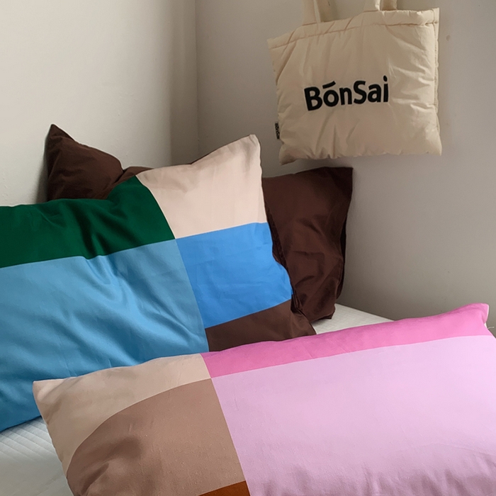 91家纺网 家纺一手货源 找家纺 （总）柚可家居 2025新款40支13372多彩单枕套-枕套三