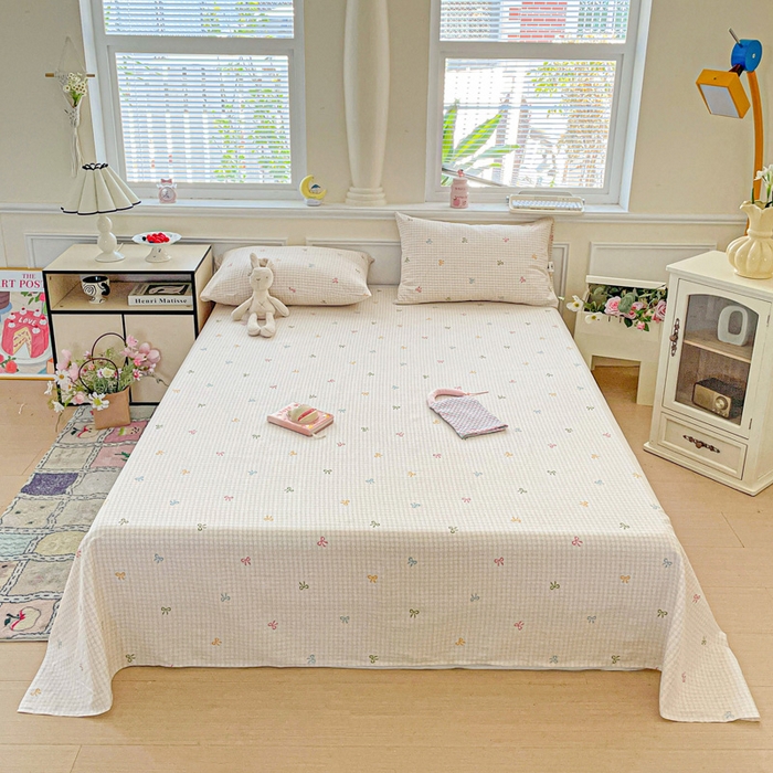 卡普家居 2025新款全棉印花A版床单 友谊结