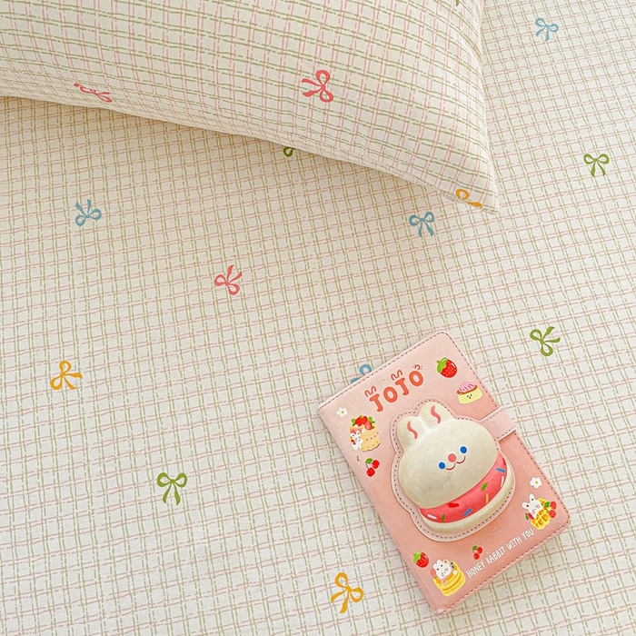 91家纺网 家纺一手货源 找家纺 卡普家居 2025新款全棉印花A版床单 友谊结