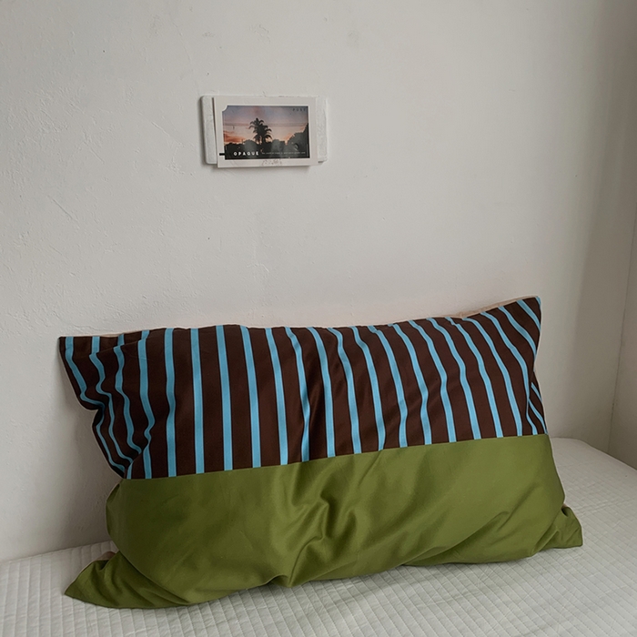 91家纺网 家纺一手货源 找家纺 （总）柚可家居 2025新款40支13372多彩单枕套-枕套二