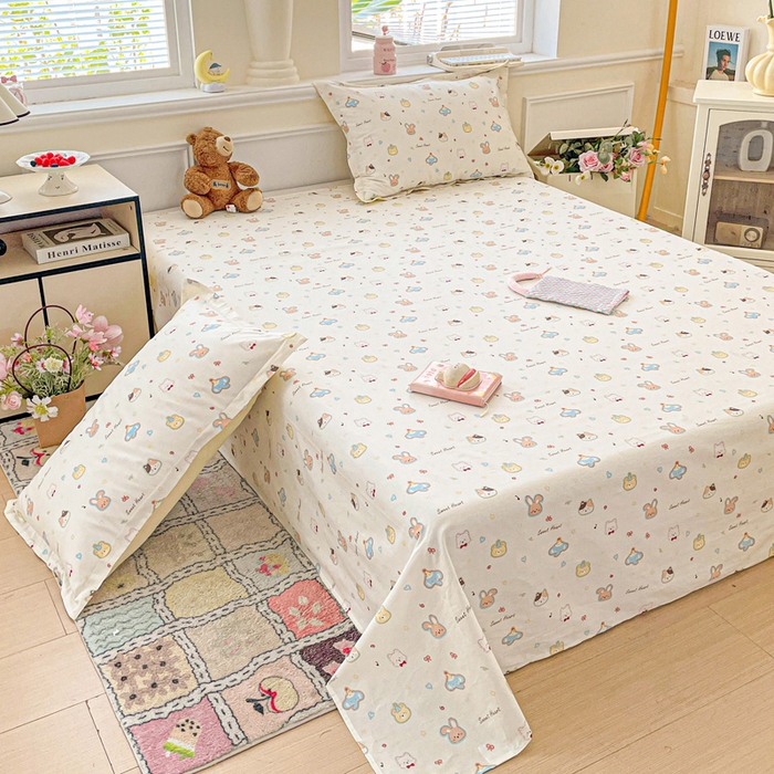 91家纺网 家纺一手货源 找家纺 （总）卡普家居 2025新款全棉印花A版床单