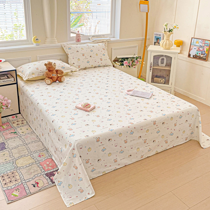 91家纺网 家纺一手货源 找家纺 （总）卡普家居 2025新款全棉印花A版床单