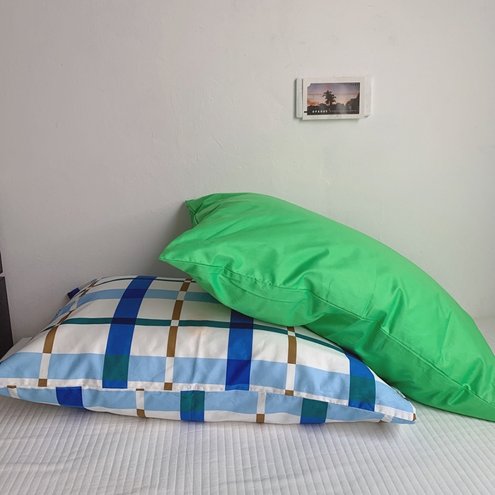 91家纺网 家纺一手货源 找家纺 柚可家居 2025新款40支13372多彩单枕套-枕套一 兰德里