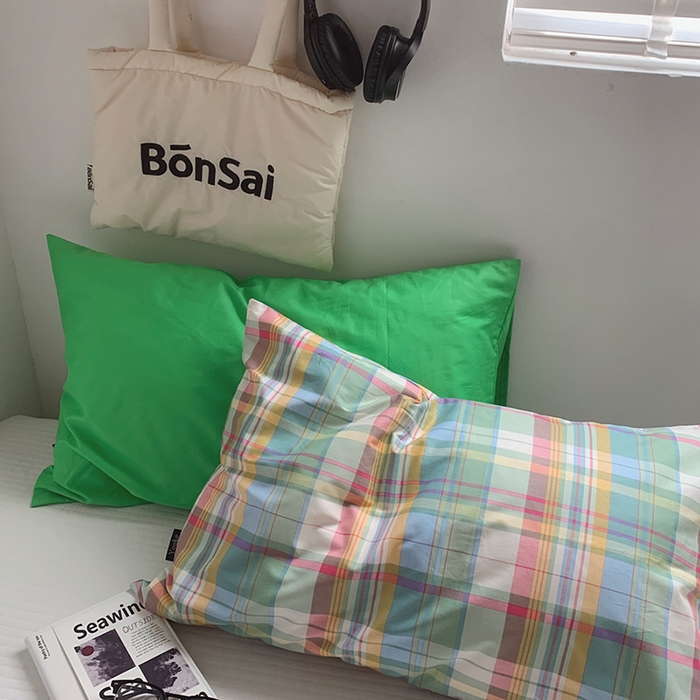 91家纺网 家纺一手货源 找家纺 柚可家居 2025新款40支13372多彩单枕套-枕套一 兰德里