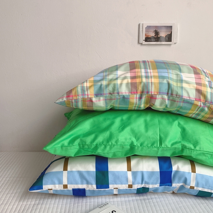 91家纺网 家纺一手货源 找家纺 柚可家居 2025新款40支13372多彩单枕套-枕套一 兰德里