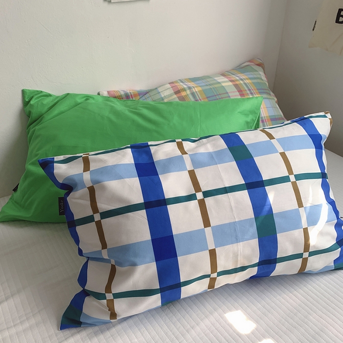 91家纺网 家纺一手货源 找家纺 柚可家居 2025新款40支13372多彩单枕套-枕套一 兰德里