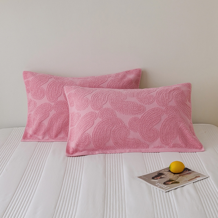 91家纺网 家纺一手货源 找家纺 悦然毛巾被 2025新款全棉纯棉老式枕巾毛圈款 海派旧韵豆纱