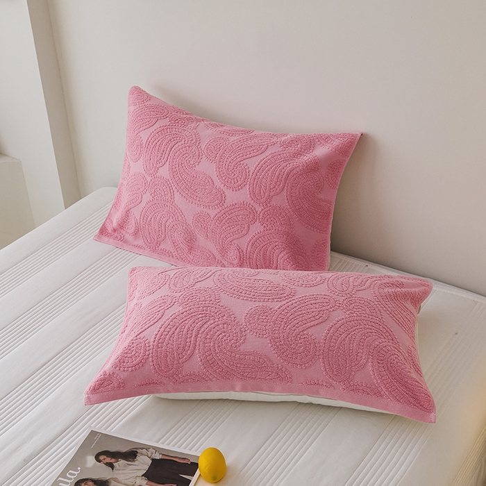 91家纺网 家纺一手货源 找家纺 悦然毛巾被 2025新款全棉纯棉老式枕巾毛圈款 海派旧韵豆纱