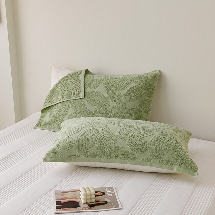 91家纺网 家纺一手货源 找家纺 悦然毛巾被 2025新款全棉纯棉老式枕巾毛圈款 海派旧韵灰青