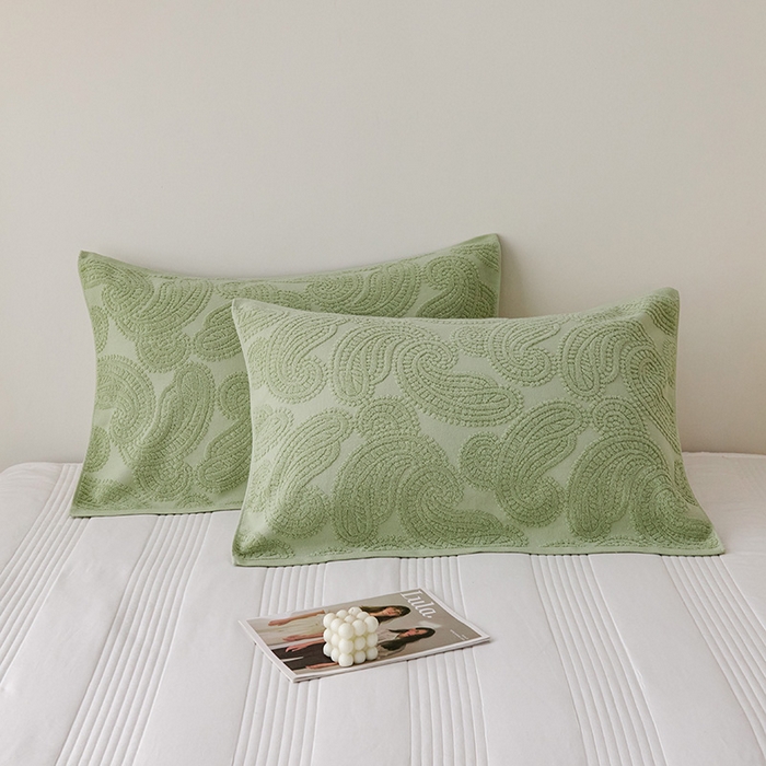 91家纺网 家纺一手货源 找家纺 悦然毛巾被 2025新款全棉纯棉老式枕巾毛圈款 海派旧韵灰青