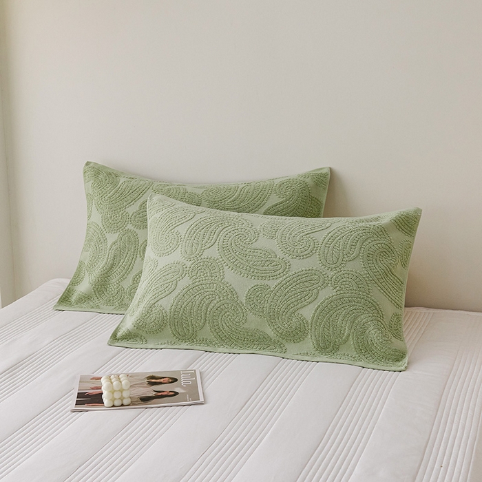 91家纺网 家纺一手货源 找家纺 悦然毛巾被 2025新款全棉纯棉老式枕巾毛圈款 海派旧韵灰青