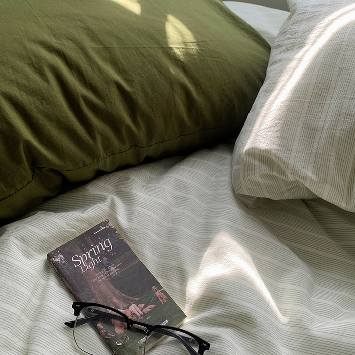 91家纺网 家纺一手货源 找家纺 （总）柚可家居 2025新款全棉色织水洗棉四件套-海龟海滩