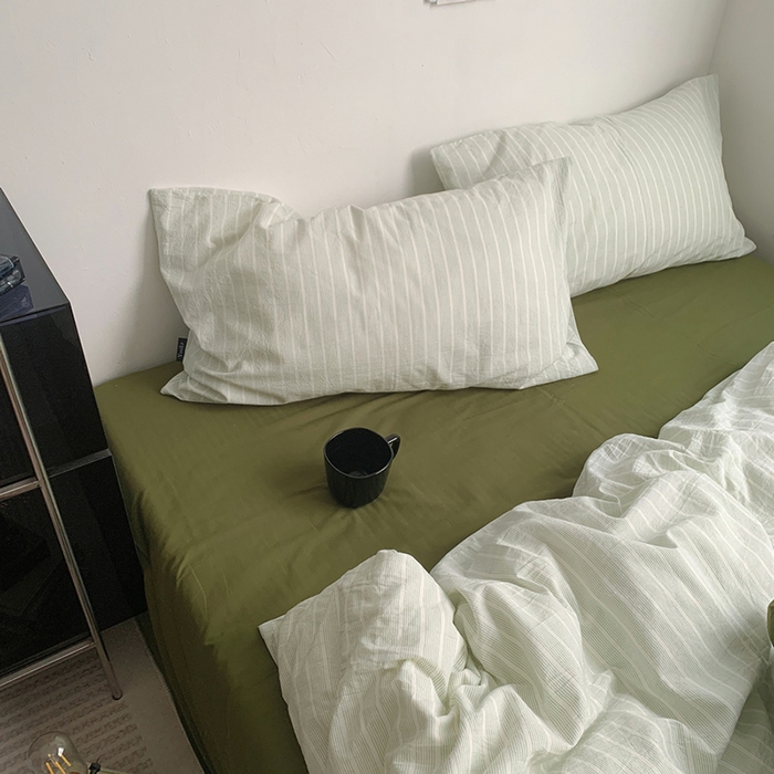 91家纺网 家纺一手货源 找家纺 （总）柚可家居 2025新款全棉色织水洗棉四件套-海龟海滩