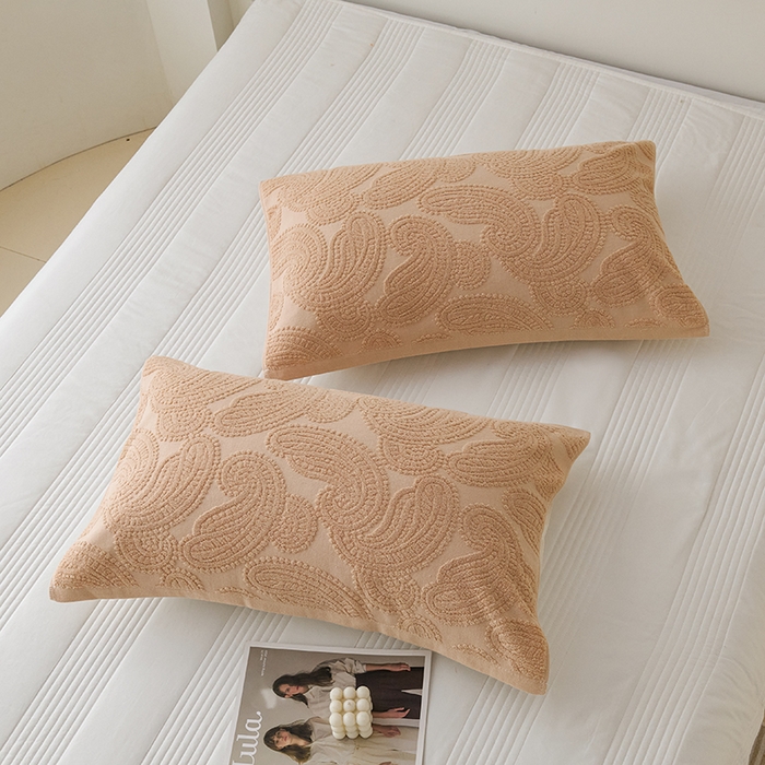 91家纺网 家纺一手货源 找家纺 悦然毛巾被 2025新款全棉纯棉老式枕巾毛圈款 海派旧韵咖啡