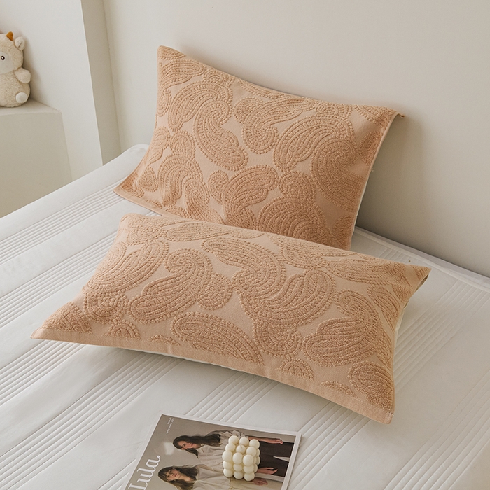 91家纺网 家纺一手货源 找家纺 悦然毛巾被 2025新款全棉纯棉老式枕巾毛圈款 海派旧韵咖啡