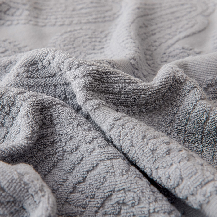 91家纺网 家纺一手货源 找家纺 悦然毛巾被 2025新款全棉纯棉老式枕巾毛圈款 海派旧韵浅灰