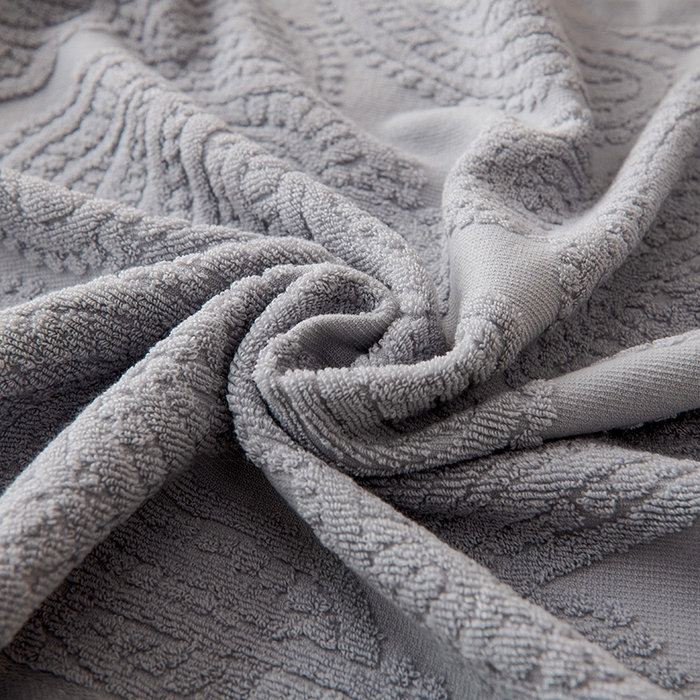 91家纺网 家纺一手货源 找家纺 悦然毛巾被 2025新款全棉纯棉老式枕巾毛圈款 海派旧韵浅灰