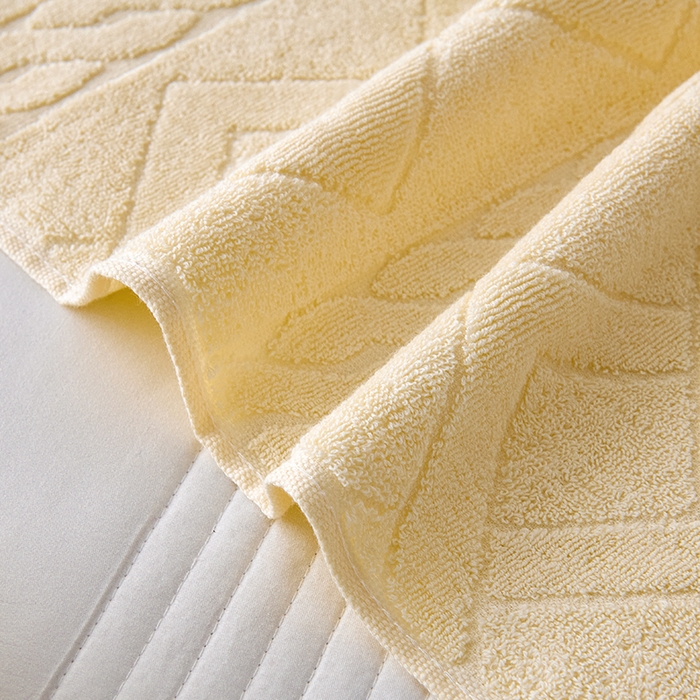 91家纺网 家纺一手货源 找家纺 悦然毛巾被 2025新款全棉纯棉老式枕巾毛圈款 旧时光米白