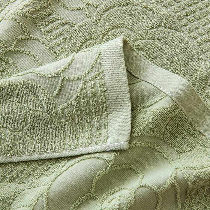 91家纺网 家纺一手货源 找家纺 悦然毛巾被 2025新款全棉纯棉老式枕巾毛圈款 玫瑰物语灰青