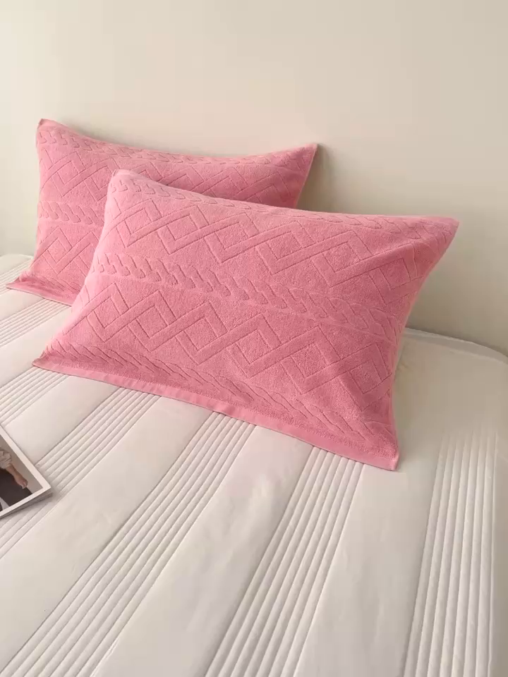 91家纺网 家纺一手货源 找家纺 （总）悦然毛巾被 2025新款全棉纯棉老式枕巾毛圈款