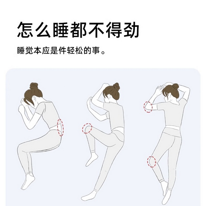 91家纺网 家纺一手货源 找家纺 眠小二靠枕靠垫 2025新款宝宝绒人体工学睡姿矫正抱枕738 738灰色