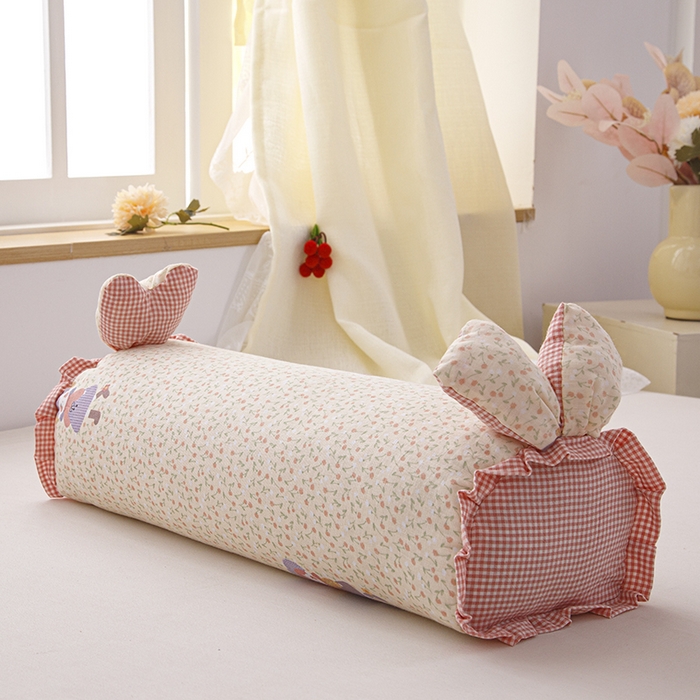 91家纺网 家纺一手货源 找家纺 织布人 2025新款荞麦枕直播爆款全棉双层纱兔子枕全荞麦壳枕头夏季透气枕