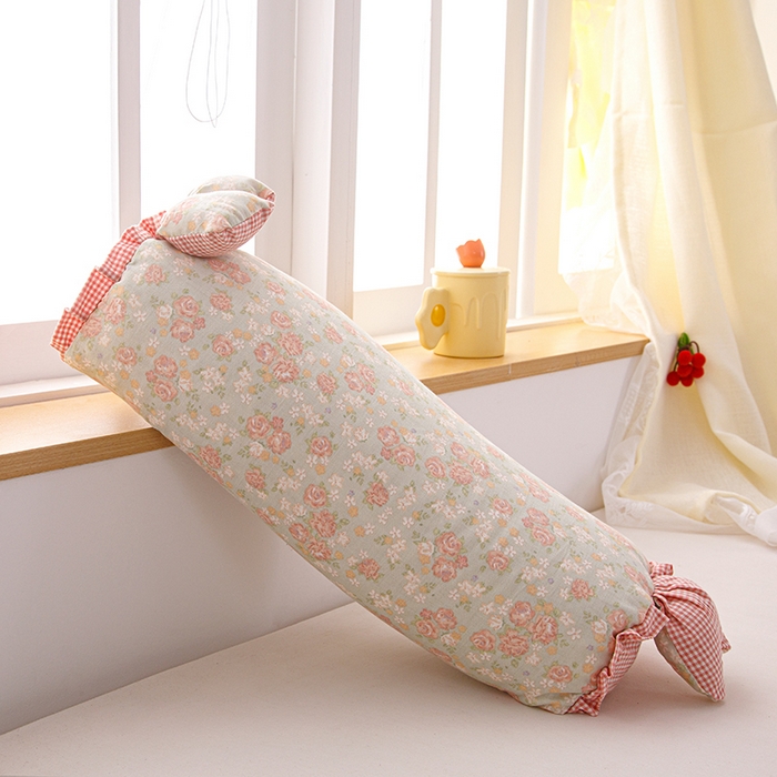 91家纺网 家纺一手货源 找家纺 织布人 2025新款荞麦枕直播爆款全棉双层纱兔子枕全荞麦壳枕头夏季透气枕