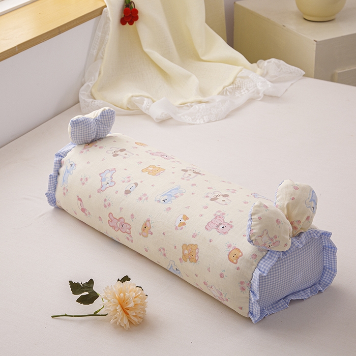 91家纺网 家纺一手货源 找家纺 织布人 2025新款荞麦枕直播爆款全棉双层纱兔子枕全荞麦壳枕头夏季透气枕