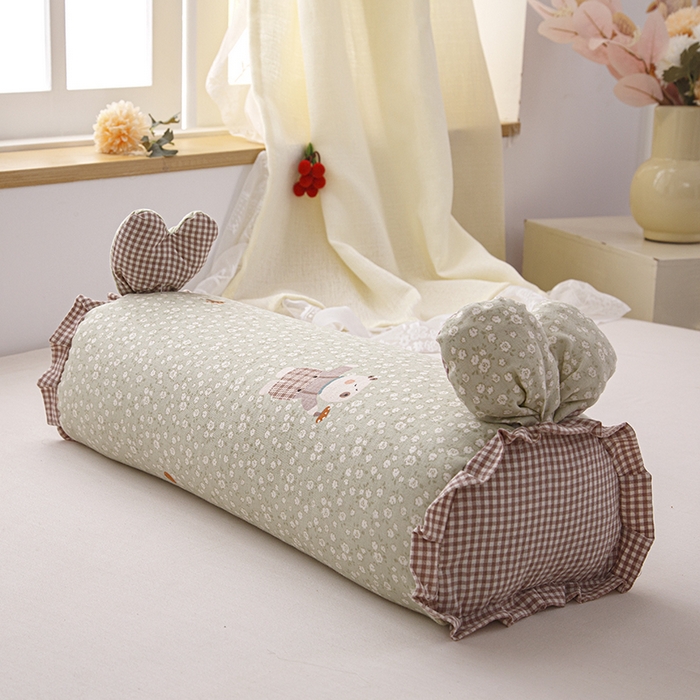 91家纺网 家纺一手货源 找家纺 织布人 2025新款荞麦枕直播爆款全棉双层纱兔子枕全荞麦壳枕头夏季透气枕