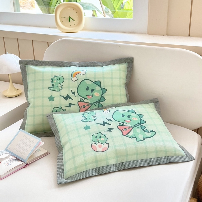 91家纺网 家纺一手货源 找家纺 （总）梵赫 2025新款大版儿童冰丝枕套幼儿园枕套