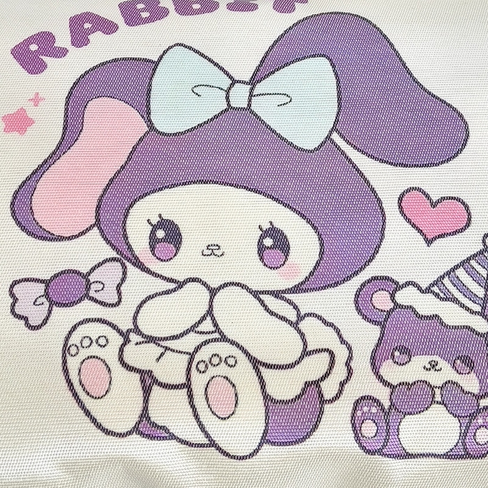 91家纺网 家纺一手货源 找家纺 梵赫 2025新款大版儿童冰丝枕套幼儿园枕套 爱心萌兔