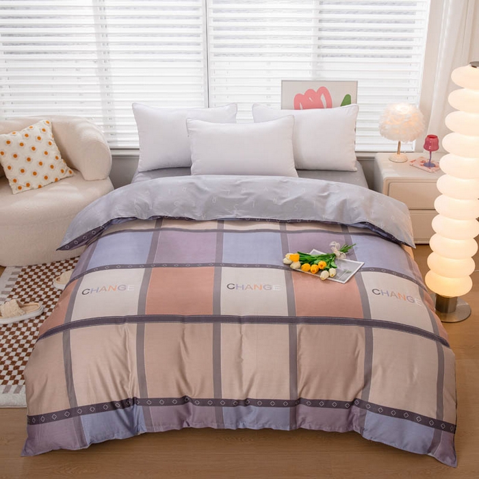 91家纺网 家纺一手货源 找家纺 （总）贝兰仙奴 2025春夏新款全棉纯棉12868印花单被套 被套单件